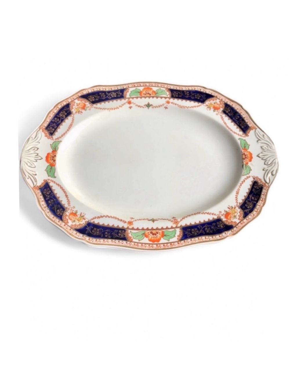 Alfred Meakin Royal Caledonia Large Platter Imari Style Art Deco, 1930s